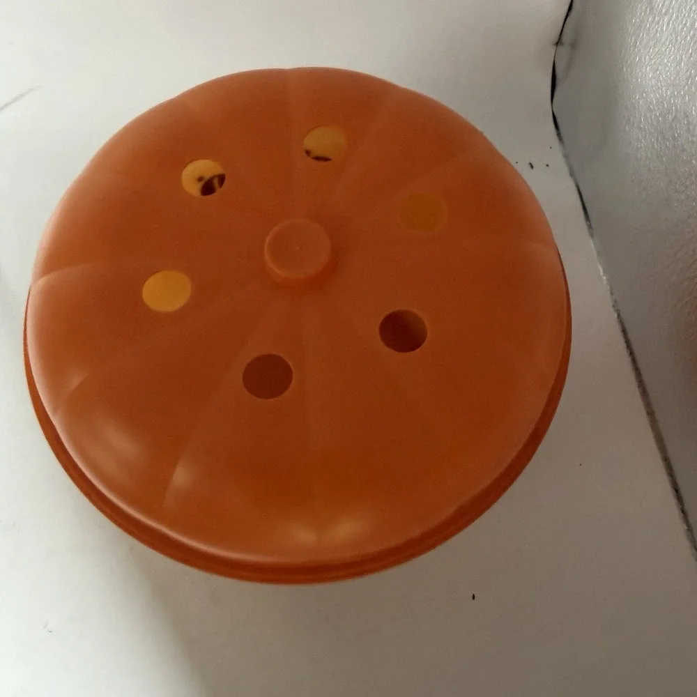 1986 MCDONALD'S Plastic Halloween Trick or Treat Bucket‎ w/Lid Pumpkin McBoo Vtg